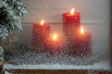 Christmas Decoration Ornaments/Candles