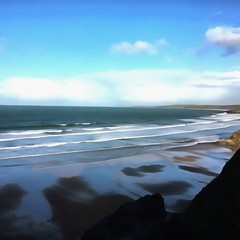 Oil painting. Art print for wall decor. Acrylic artwork. Big size poster. Watercolor drawing. Modern style fine art. Beautiful  tropical exotic landscape. Paradise. Resort view. Sandy beach. Ocean.