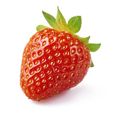 Fresh tasty ripe strawberry isolated