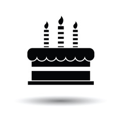 Party cake icon