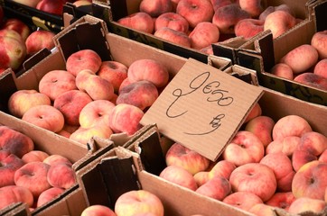 Marché dominical de la place du Miroir à Jette (Bruxelles) : Fruits
