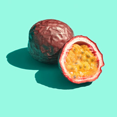 Passion fruit with shadow