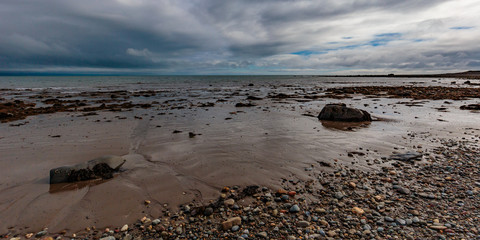 Criccieth Beach in Wales