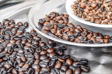 Coffee beans 3 level roast