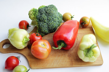 sweet paprika close-up. vegetables