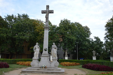 Na   szlaku Słowackim - Nitra - rzeźby chrześcijańskie -Ukrzyżowanie  © jaceka