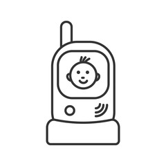 Radio nanny linear icon