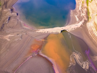 Brücke in der Talsperre Lehnmühle bei Trockenheit 1