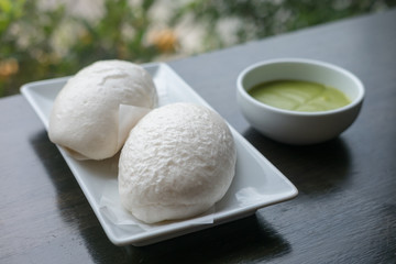 Steamed buns.