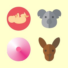 mother icons set. son, vintage, macro and travel graphic works