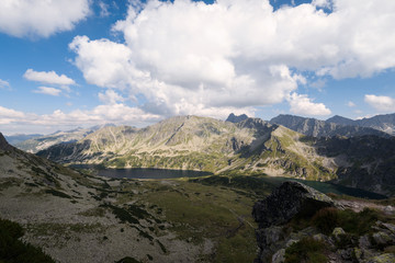 The Valley of Five Lakes in the High Tatra in Poland,