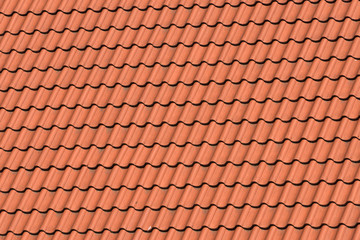 Red clay tiled roof