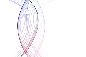 Abstract colorful lines design.