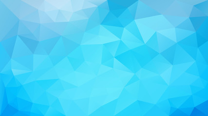 Obraz premium vector abstract irregular polygonal background - triangle low poly pattern - light vivid bright pastel blue color