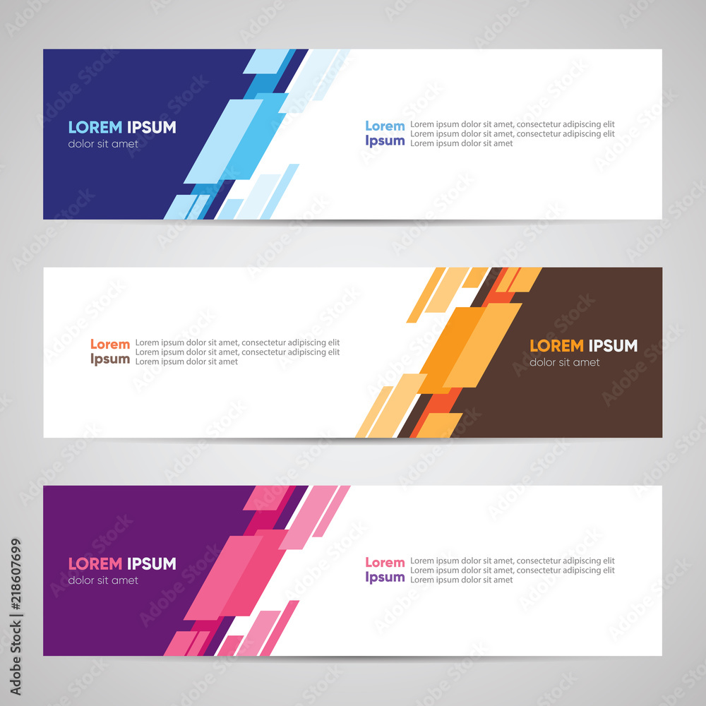 Canvas Prints modern banner design. banner backdrop background header footer web template. abstract colorful banne