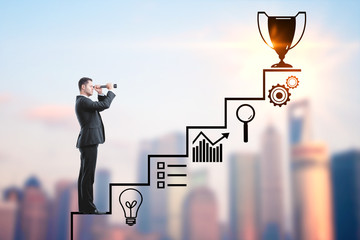 Success and research concept