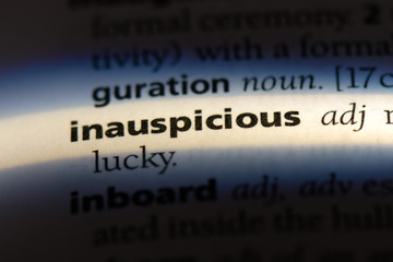 inauspicious