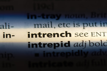 intrench