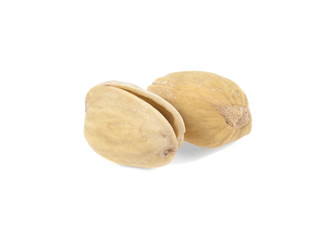 pistachios isolated on white background