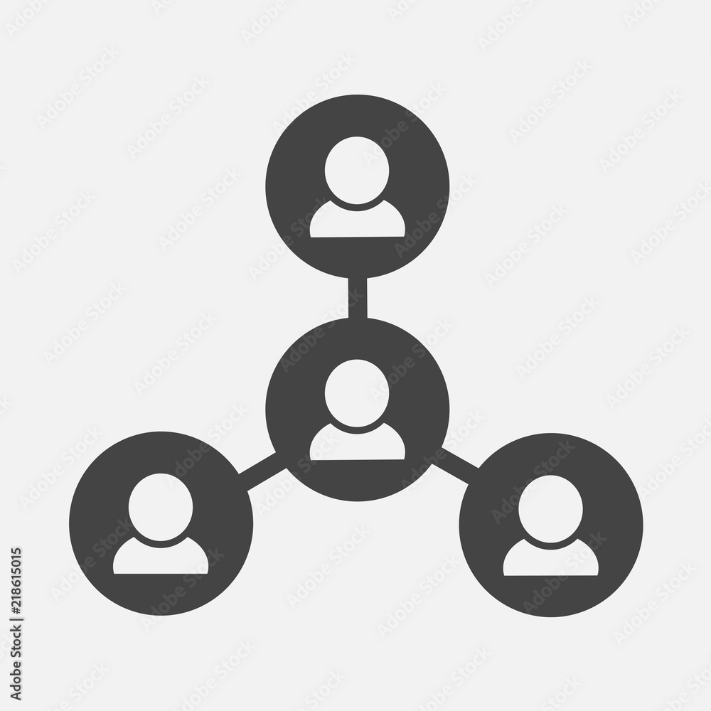 Poster user outline vector icon. business schedule of income and expenses on gray background. layers groupe