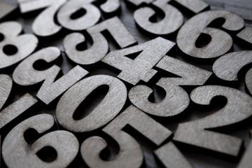 Background of numbers. from zero to nine. Background with numbers. Numbers texture.