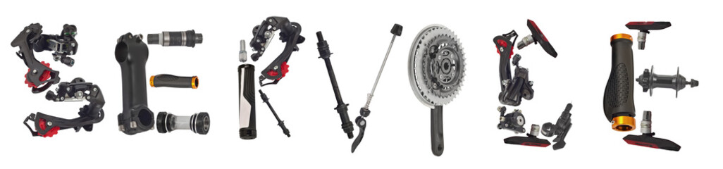 Bicycle spare parts for the repair of a bicycle