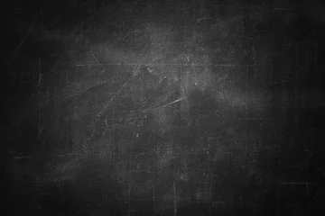 Foto op Plexiglas blackboard texture wall and black background, copy space © khwanchai