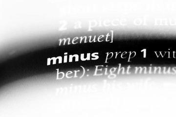 minus