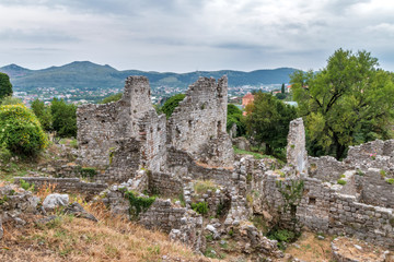 Fototapeta na wymiar Ruins in Bar, Montenegro