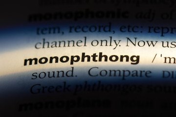 monophthong