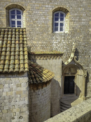 entrance to the old city building