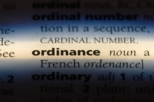 ordinance