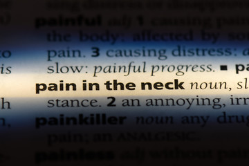 pain in the neck