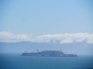 Alcatraz im Nebel, San Francisco