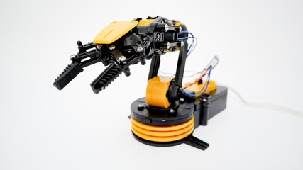 Plastic robot arm model