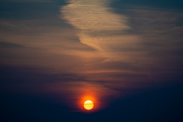 Sunset sky background