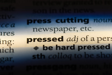 pressed