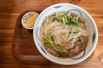 Vietnamese noodles, which is known as 
