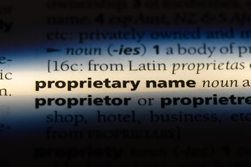 proprietary name