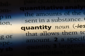 quantity