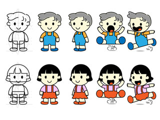 男の子　女の子