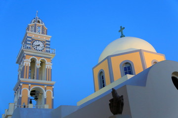 Cattedrale di San Giovanni Battista a Fira Grecia Santorini