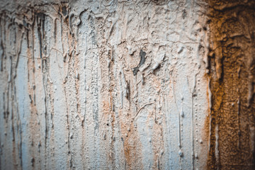 Obraz premium Rust stains dirt on the wall as abstract texture background
