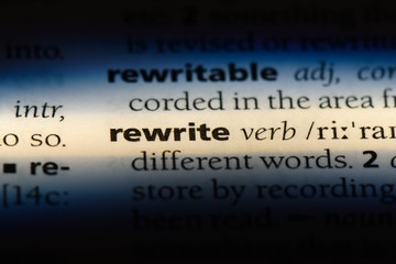 rewrite