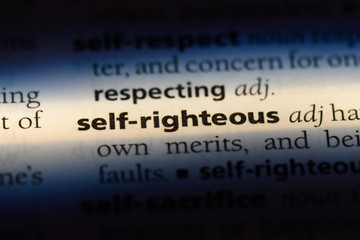 self righteous