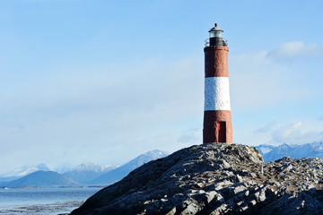 Lighthouse in Beagle channel.