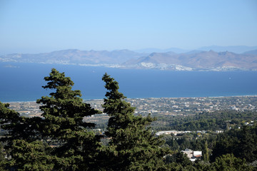Blick von Kos nach Bodrum