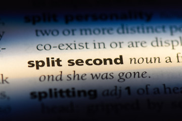 split second