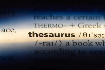 thesaurus - obrazy, fototapety, plakaty