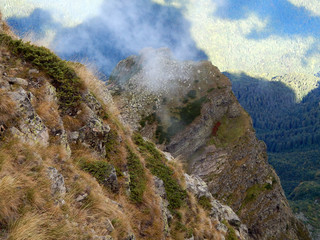 Beautiful mountain landscape. Tourism. Outdoor. Hiking concept